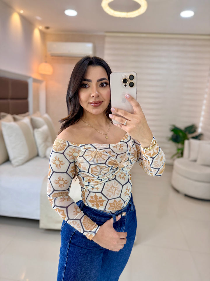 Ref 264 blusa mayatex manga larga