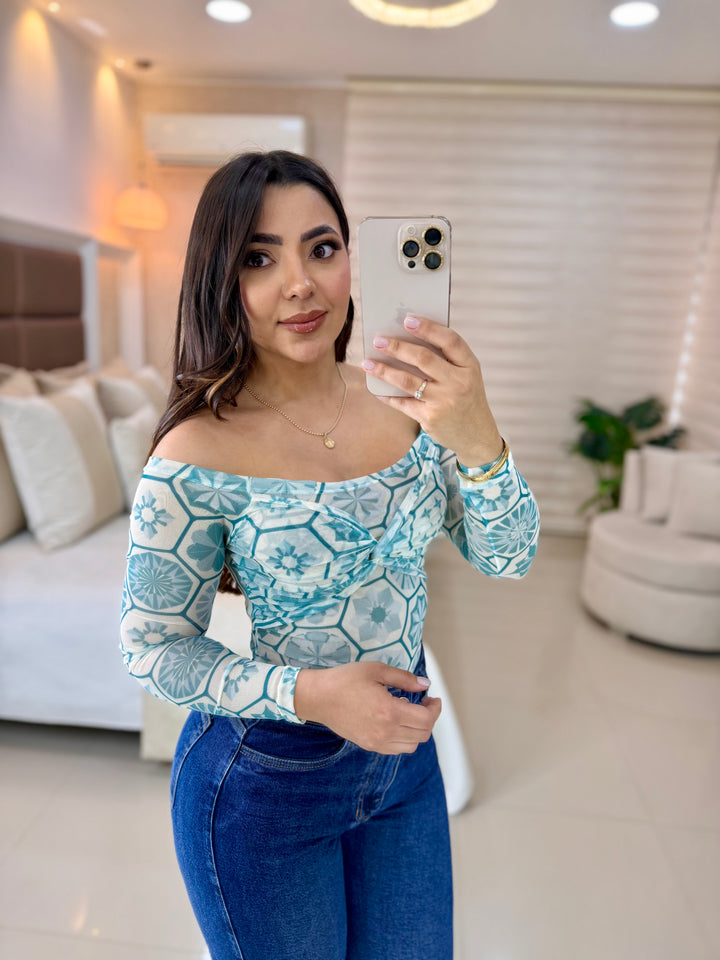 Ref 264 blusa mayatex manga larga