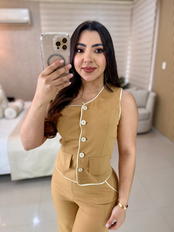 Ref 297 chaleco medio beso
