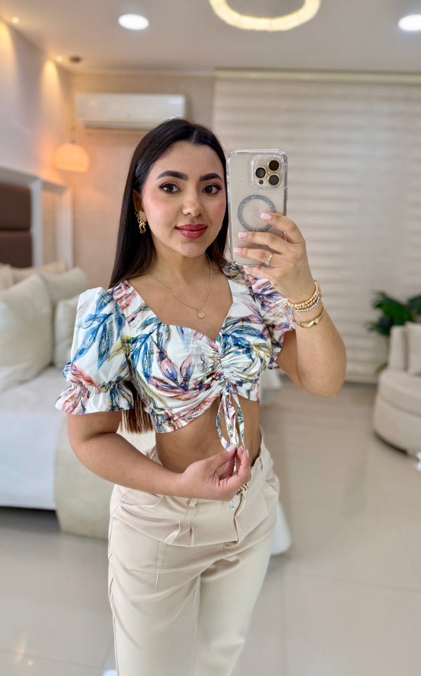 Ref 393 crop top STUDIO F campesina