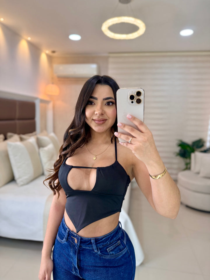Ref 276 crop top triangulo