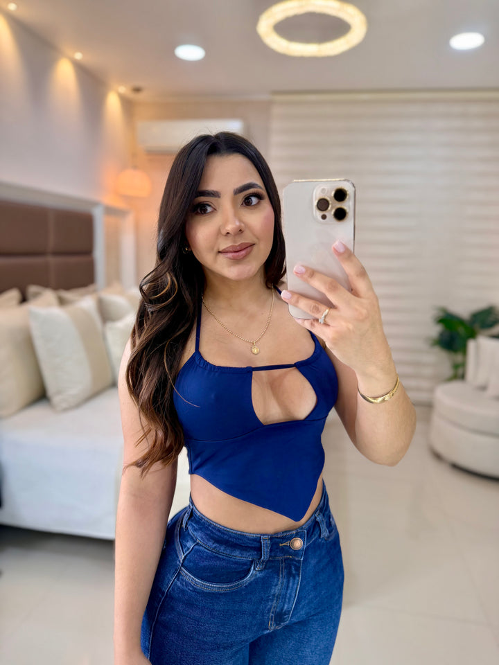 Ref 276 crop top triangulo