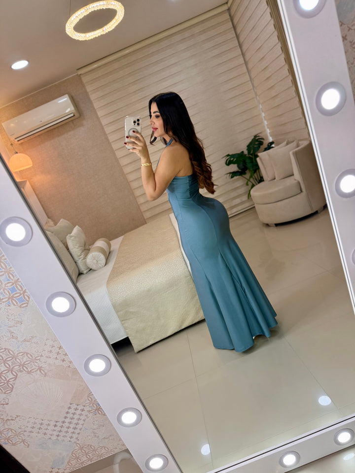 Ref 379 vestido de fiesta destellantes